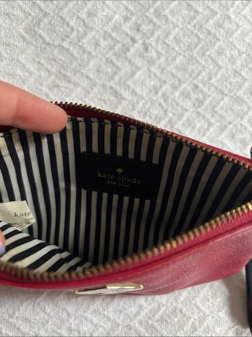 kate spade sleek red